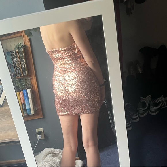 Rose Gold Dress - Picture 2 of 3